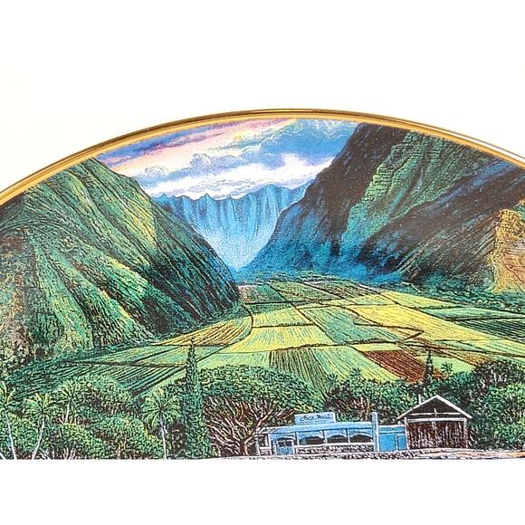 Underwater Paradise Chez Paul Dolphin Year 1991 Porcelain 8" Plate Wall Decor - Picture 6 of 14